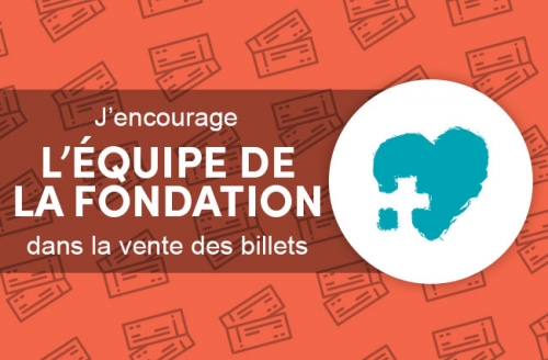 Billet pour la loterie - L'équipe de la Fondation