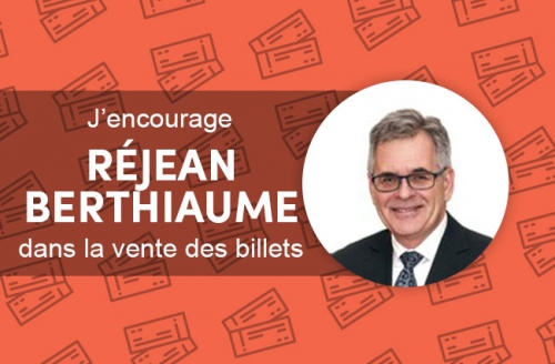 Billet pour la loterie - Réjean Berthiaume