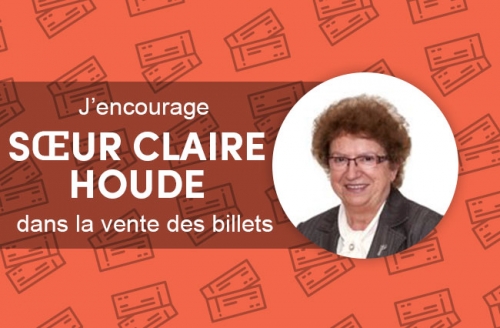 Billet pour la loterie - Sœur Claire Houde